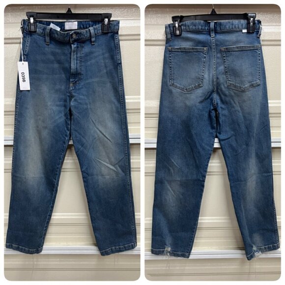 Boyish CARTER Womens Denim Straight Leg Sz 27 in SUNSET BOULEVARD - Picture 5 of 10